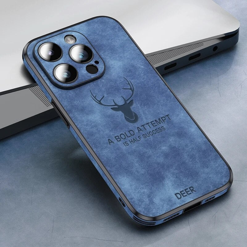 iPhone Hülle Hirschleder – Echtleder & Slim Fit