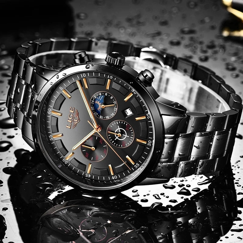 Militäruhr Stahl Herren – Robust Quarzwerk & Analog