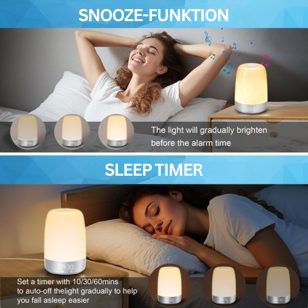 Wake-up-Light – Naturklänge Lichtwecker & Sonnenaufgang Simulation