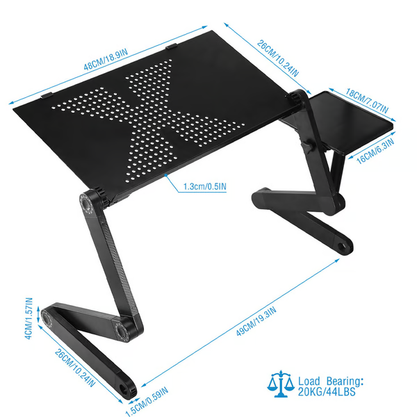 Laptopständer 360° – Ergonomisch Faltbar & Höhenverstellbar