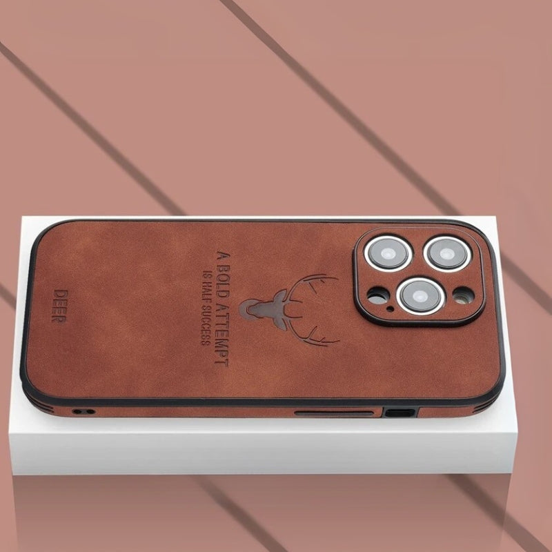 iPhone Hülle Hirschleder – Echtleder & Slim Fit