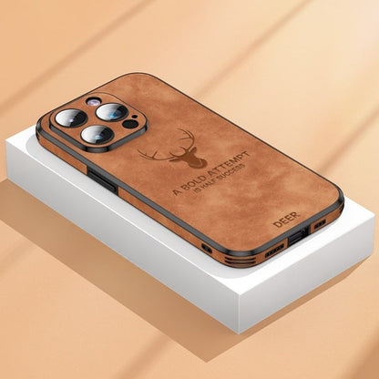 iPhone Hülle Hirschleder – Echtleder & Slim Fit