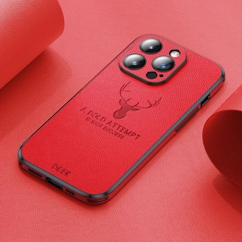 iPhone Hülle Hirschleder – Echtleder & Slim Fit