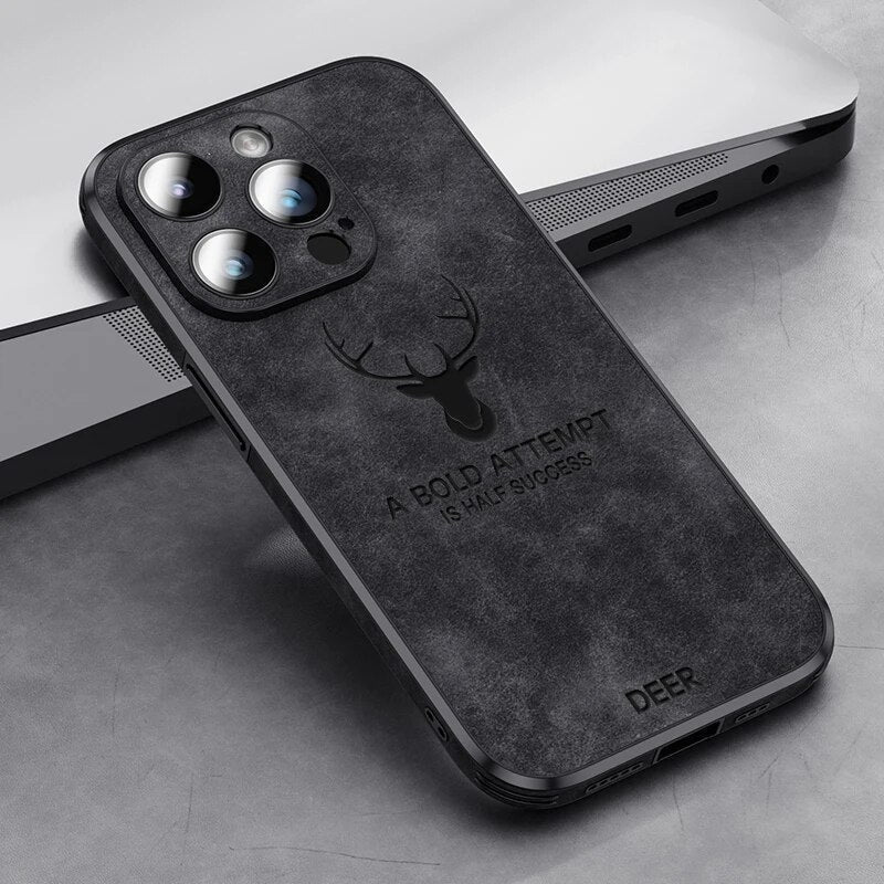 iPhone Hülle Hirschleder – Echtleder & Slim Fit