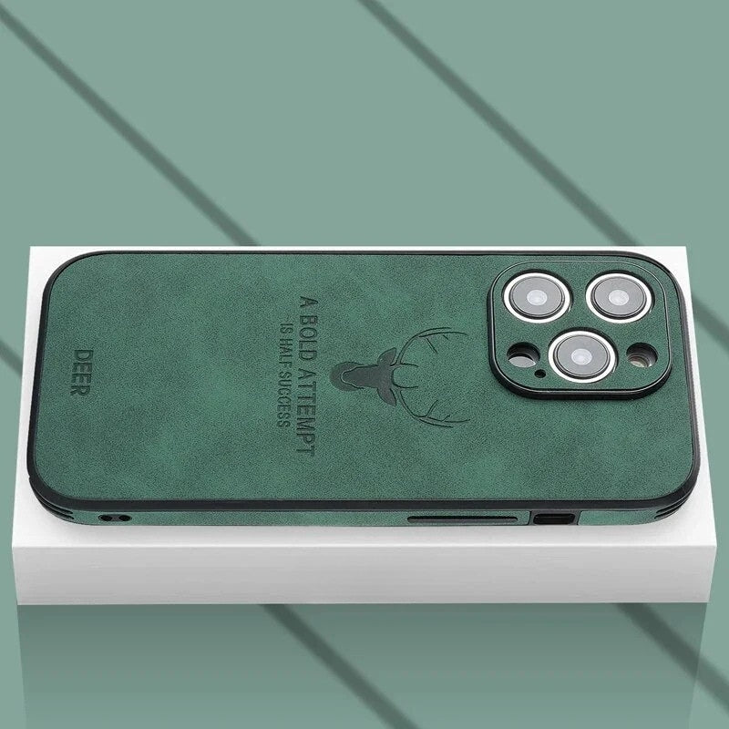 iPhone Hülle Hirschleder – Echtleder & Slim Fit