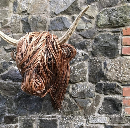 Kuh Wandskulptur – Moderne Wanddeko & Metallkunst