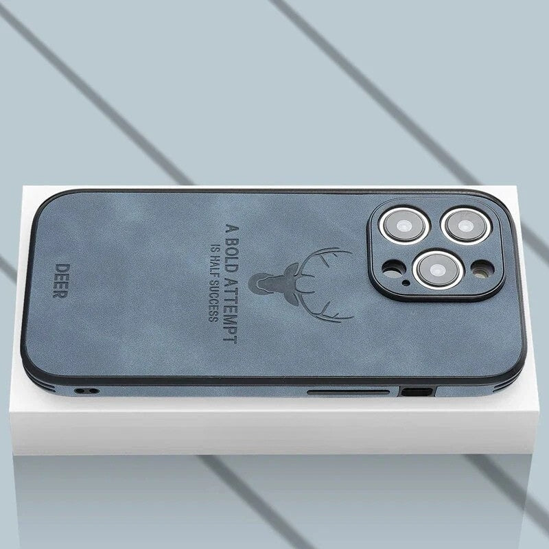 iPhone Hülle Hirschleder – Echtleder & Slim Fit
