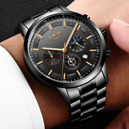 Militäruhr Stahl Herren – Robust Quarzwerk & Analog