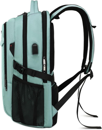 Reise-Laptoprucksack – Wasserdicht & USB-Anschluss Damen Herren