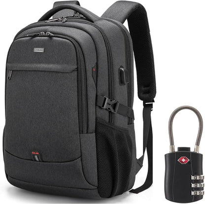Reise-Laptoprucksack – Wasserdicht & USB-Anschluss Damen Herren