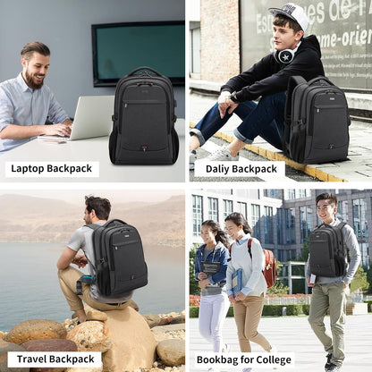 Reise-Laptoprucksack – Wasserdicht & USB-Anschluss Damen Herren