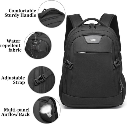 Reise-Laptoprucksack – Wasserdicht & USB-Anschluss Damen Herren