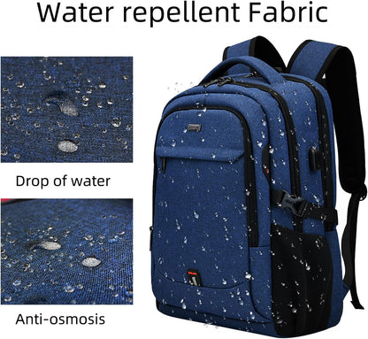 Reise-Laptoprucksack – Wasserdicht & USB-Anschluss Damen Herren