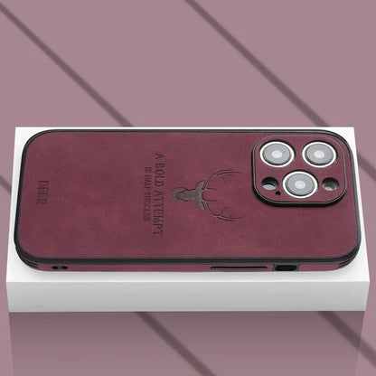 iPhone Hülle Hirschleder – Echtleder & Slim Fit