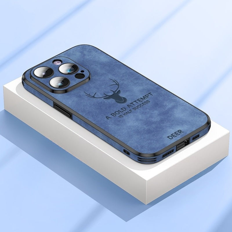 iPhone Hülle Hirschleder – Echtleder & Slim Fit
