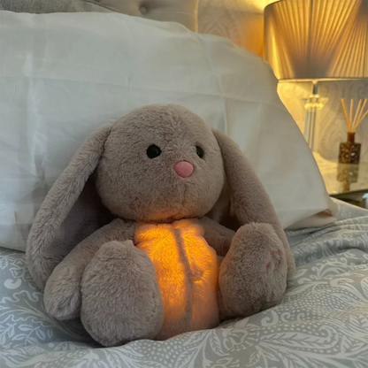 Beruhigungskuscheltier – Atmend Licht & Ton Kinder Schlafhilfe