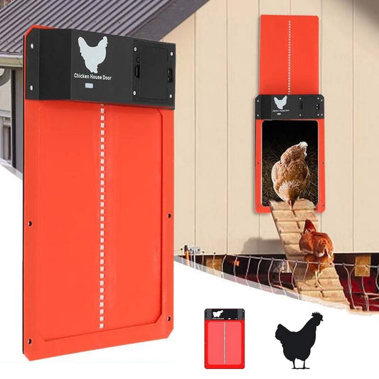Automatisches Hühnerstall-Türsystem – Zeitschaltuhr & Lichtsensor