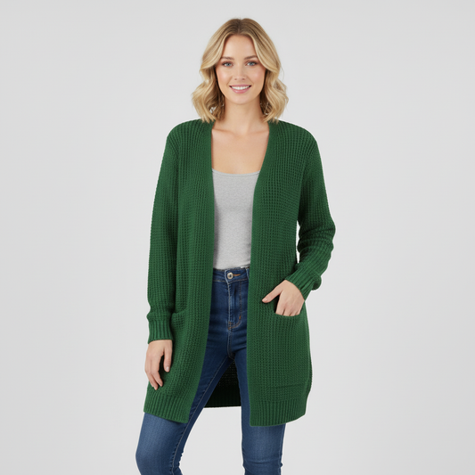 Lange Strickjacke Damen | Gemütlicher Cardigan für jeden Anlass