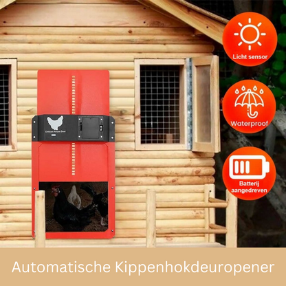 Automatisches Hühnerstall-Türsystem – Zeitschaltuhr & Lichtsensor