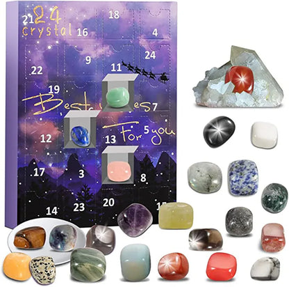 Edelstein-Adventskalender für Kinder – 24 Überraschungen & Lernspiel