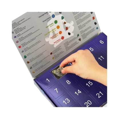Edelstein-Adventskalender für Kinder – 24 Überraschungen & Lernspiel