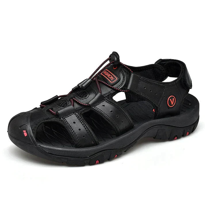 Orthopädische Herrensandalen – Fußgewölbestütze & Komfort