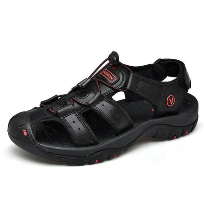 Orthopädische Herrensandalen – Fußgewölbestütze & Komfort