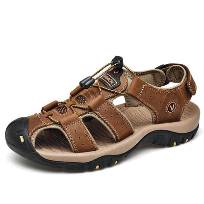 Orthopädische Herrensandalen – Fußgewölbestütze & Komfort