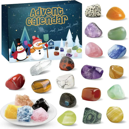 Edelstein-Adventskalender für Kinder – 24 Überraschungen & Lernspiel