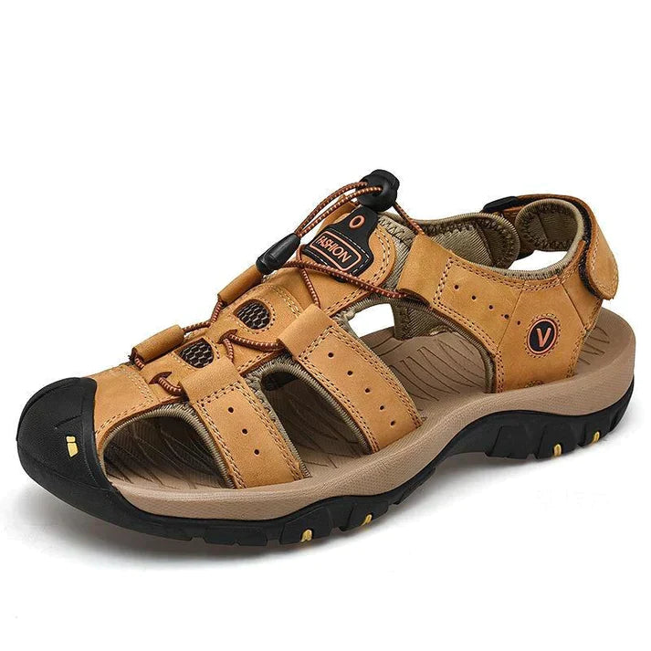 Orthopädische Herrensandalen – Fußgewölbestütze & Komfort