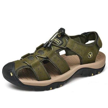 Orthopädische Herrensandalen – Fußgewölbestütze & Komfort