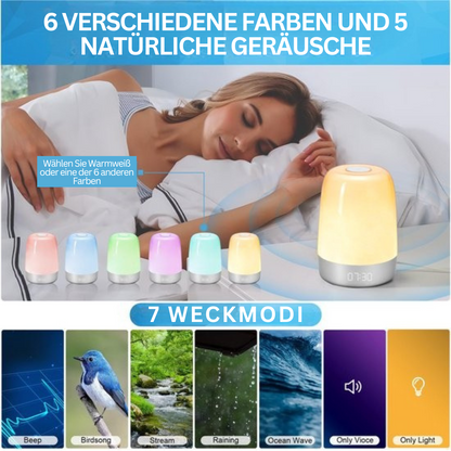 Wake-up-Light – Naturklänge Lichtwecker & Sonnenaufgang Simulation