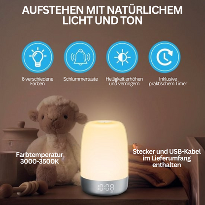 Wake-up-Light – Naturklänge Lichtwecker & Sonnenaufgang Simulation