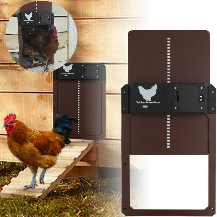 Automatisches Hühnerstall-Türsystem – Zeitschaltuhr & Lichtsensor