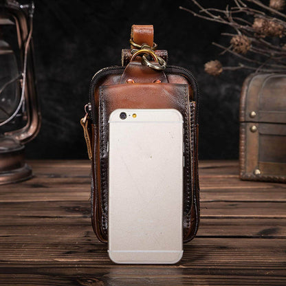 Herren-Gürteltasche Echtleder – Crossbody Robustes Design