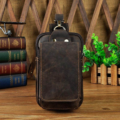 Herren-Gürteltasche Echtleder – Crossbody Robustes Design