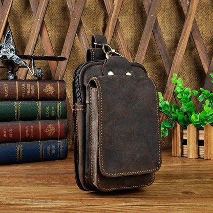 Herren-Gürteltasche Echtleder – Crossbody Robustes Design