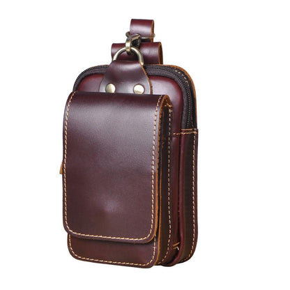 Herren-Gürteltasche Echtleder – Crossbody Robustes Design