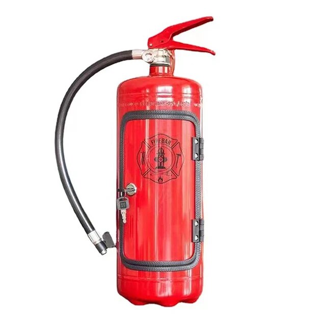 Verborgene Flaschenlagerung in Form eines Feuerlöschers – BlazeVault