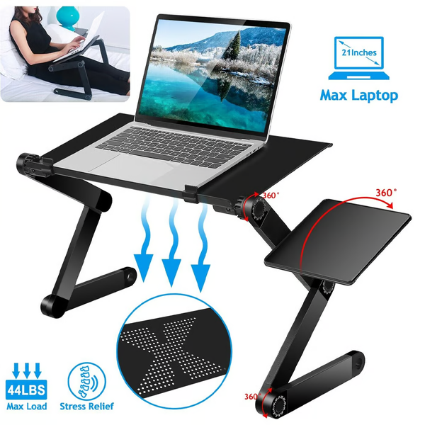 Laptopständer 360° – Ergonomisch Faltbar & Höhenverstellbar