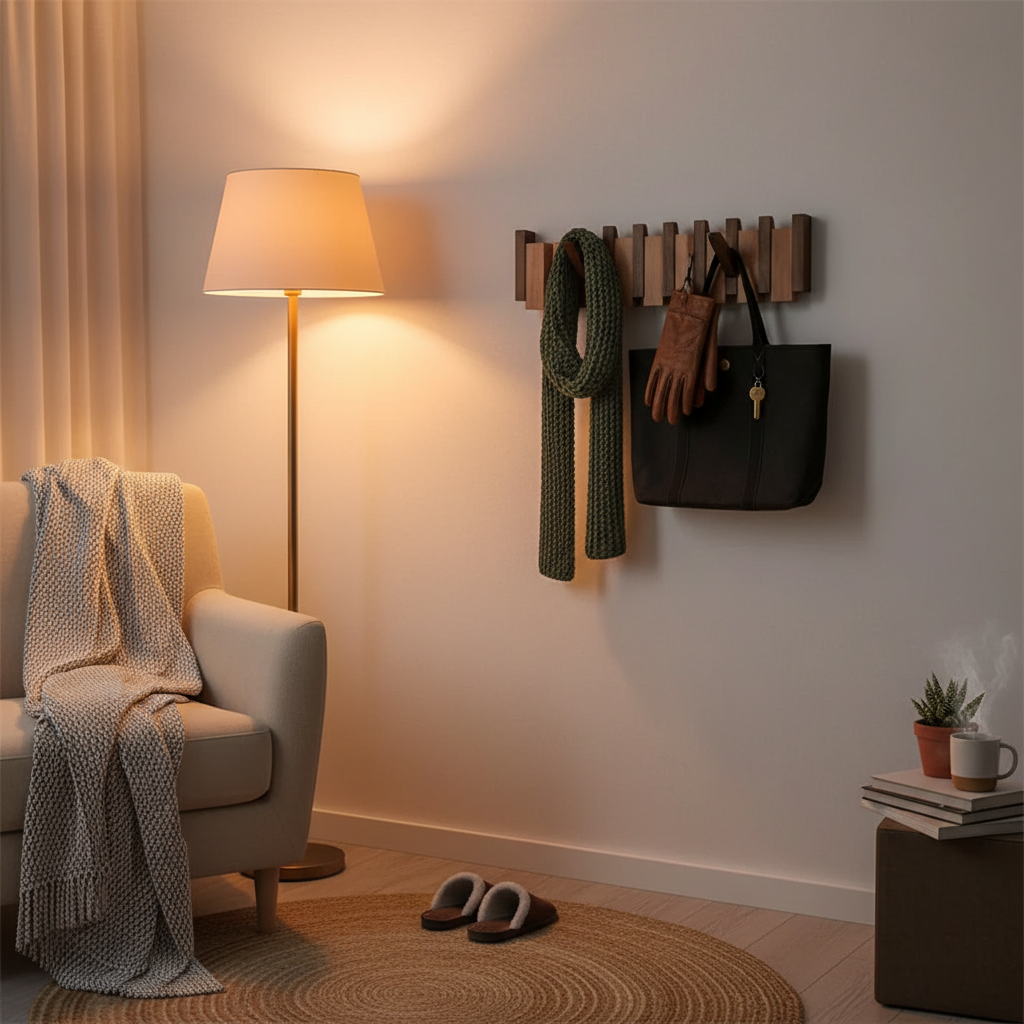 Holz Klaviergarderobe – Freistehend Stilvolles Wohndesign