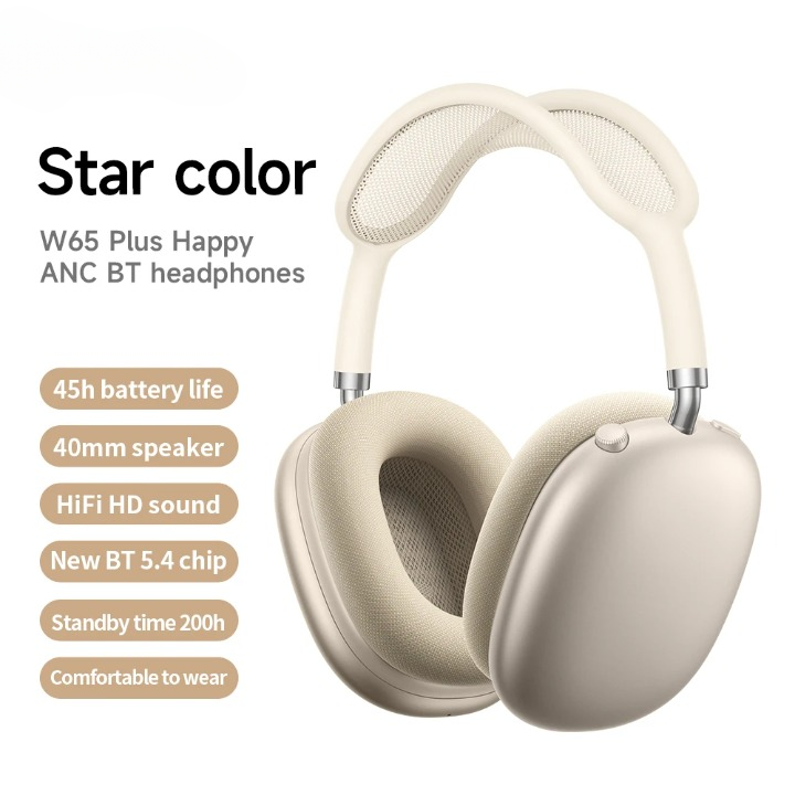 Over-Ear Wireless Headphones mit ANC und langer Akkulaufzeit – W65 Plus