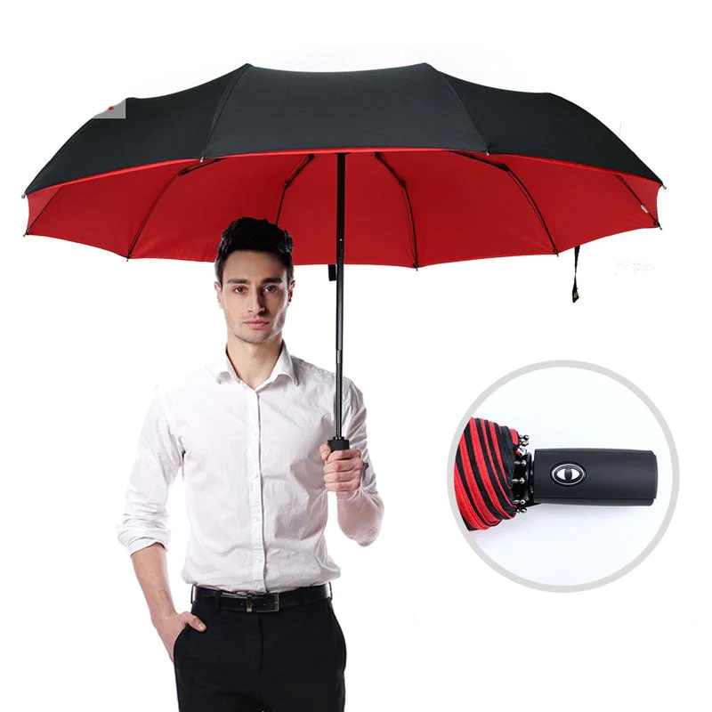 Faltbarer Sturmfester Regenschirm – Windresistent & Kompakt