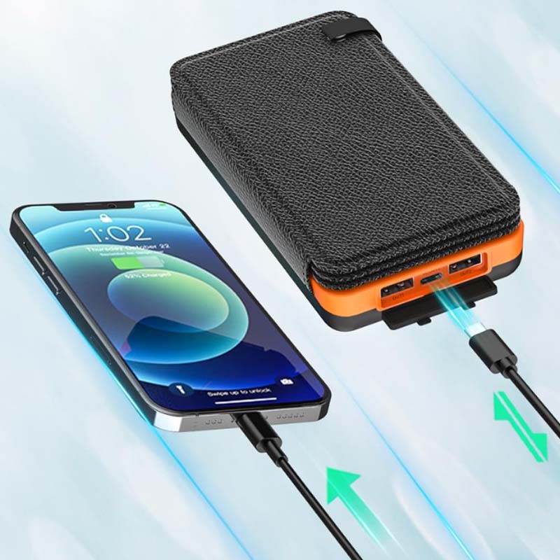 Solar-Powerbank – 4 Panels 3 USB-Ausgänge & Outdoor Aufladung