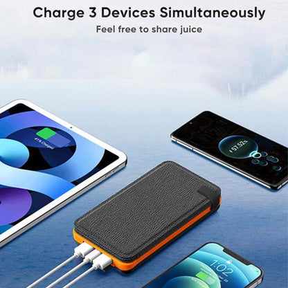 Solar-Powerbank – 4 Panels 3 USB-Ausgänge & Outdoor Aufladung