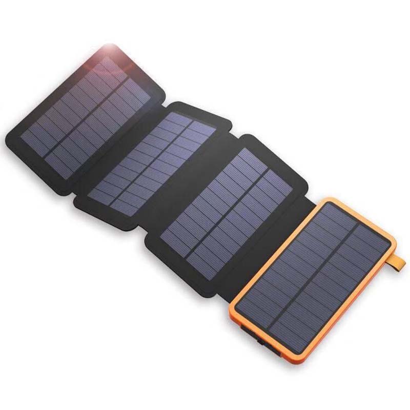 Solar-Powerbank – 4 Panels 3 USB-Ausgänge & Outdoor Aufladung