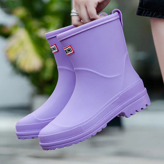 Damen Gummistiefel Halbschaft – Wasserdicht Rutschfest & Stylisch